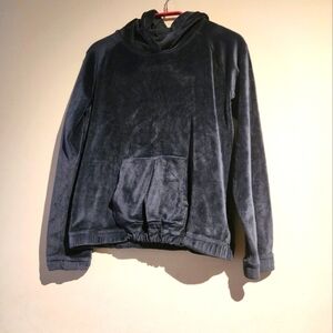 Zella Super Cute Girls Long Sleeve Velour Hoodie Sweatshirt